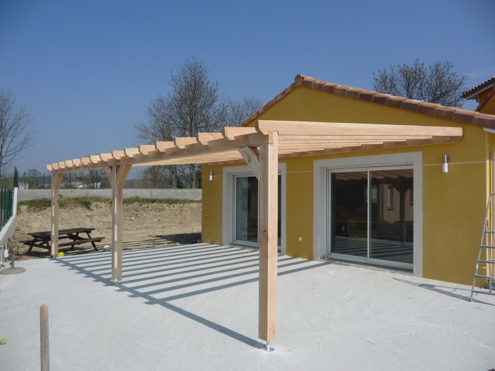 pergola bois 8m 4m