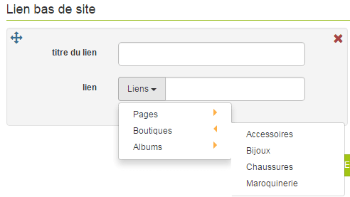 liens bas de site cmonsite