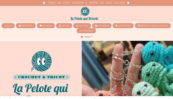 La Pelote qui Bricole | Laine, Coton & Kits Crochet en France