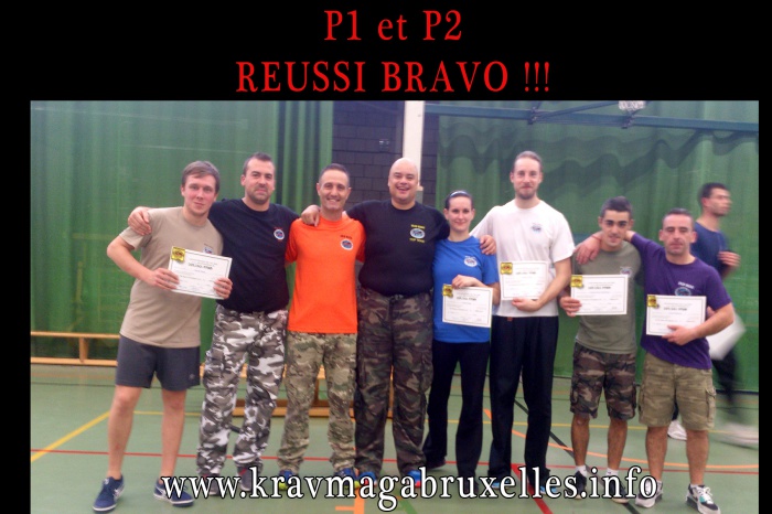 p1 et p2 krav maga bruxelles stage 